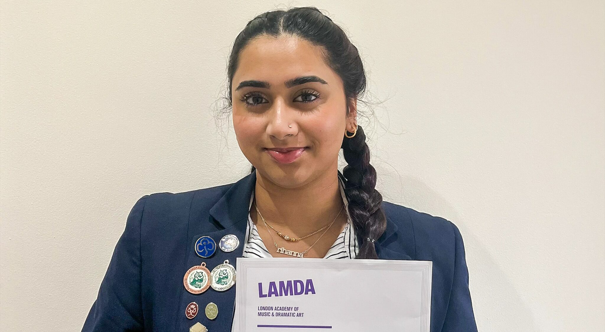 RMS student achieves distinction in LAMDA exam
